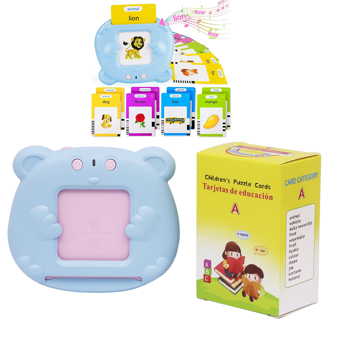 JUEGO TARJETAS DE APRENDIZAJE ESPAÑOL INGLES AZUL (JTJUG958AZU)