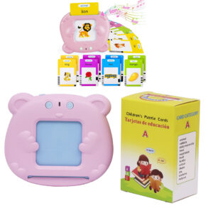 JUEGO TARJETAS DE APRENDIZAJE ESPAÑOL INGLES ROSA (JTJUG958ROS)