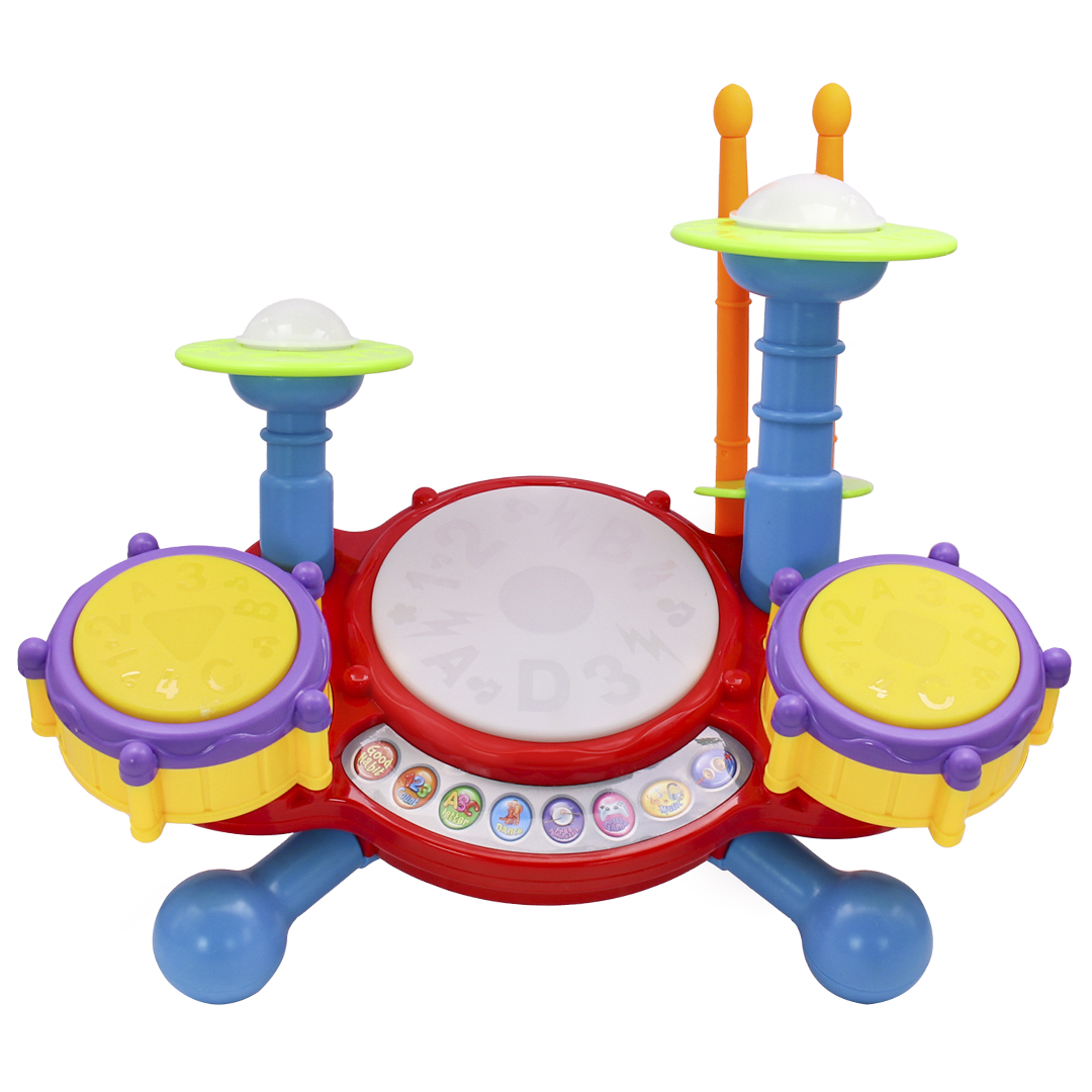 BATERIA MUSICAL DIDACTICA INFANTIL CON LUCES Y SONIDOS (JTJUG969) - Image 3