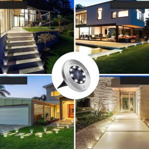 LUZ SOLAR PARA JARDIN 8 LEDS X4 (JTLAMP093)
