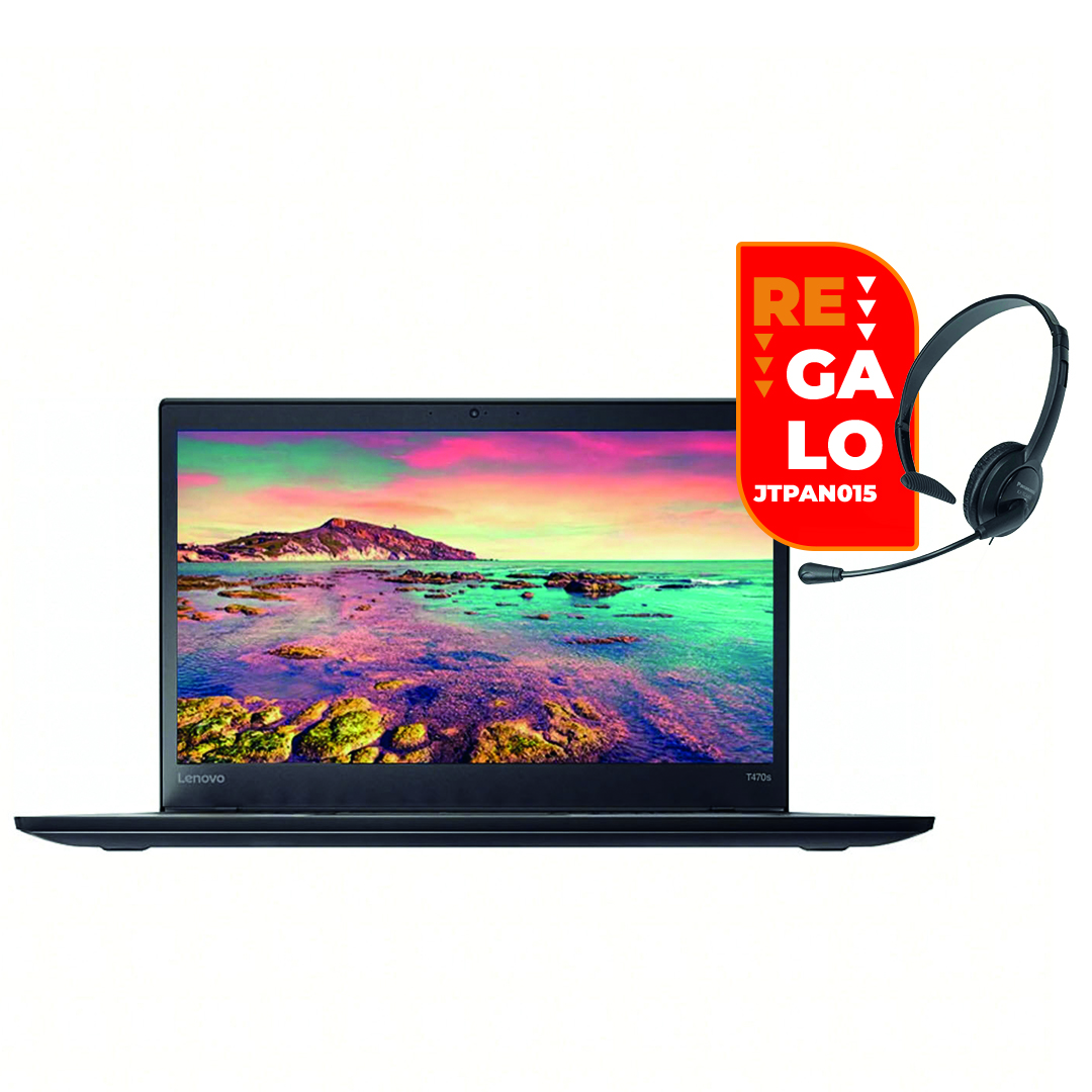 NOTEBOOK LENOVO T470S I5-7300U 8GB 256GB (JTLAP160)