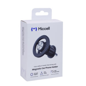 SOPORTE PARA CELULAR AUTO MICCELL VQ-CH14 MAGNETICO REJILLA 360° (JTMICC113)