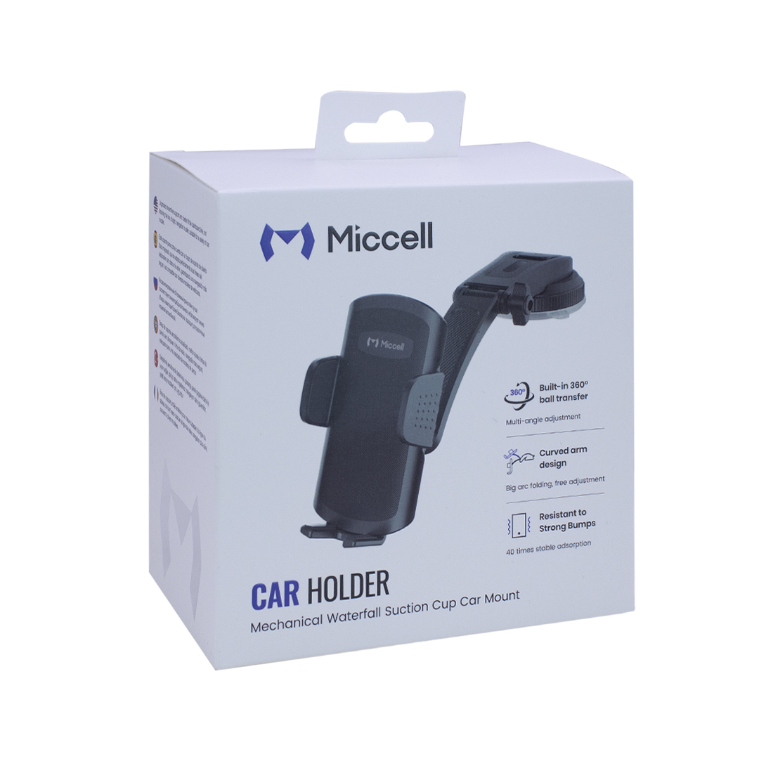 SOPORTE PARA CELULAR AUTO MICCELL VQ-CH28 VENTOSA 260° (JTMICC119) - Image 2