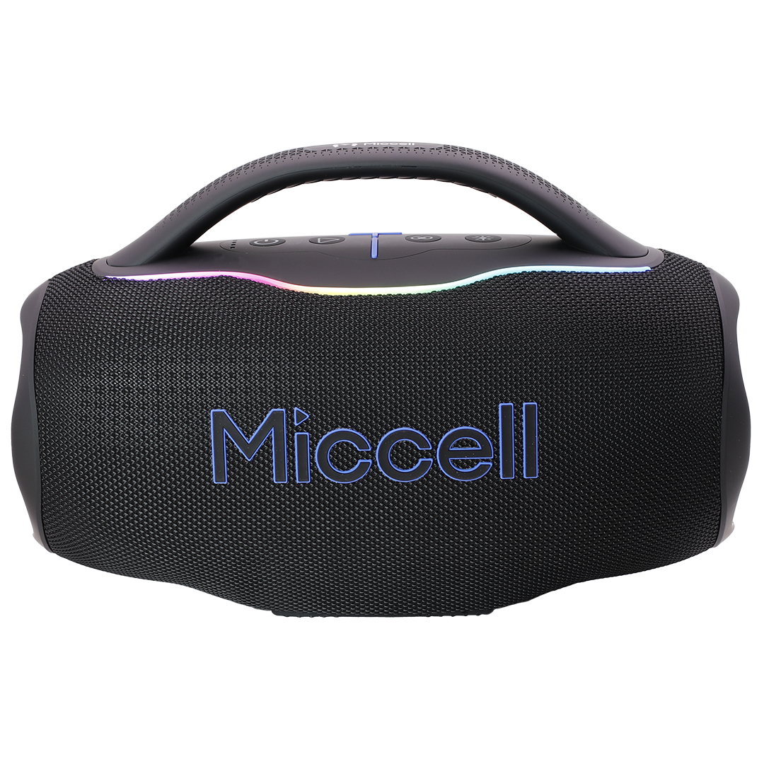 PARLANTE MICCELL PORTATIL BT USB RGB SP41 NEGRO (JTMICC126)