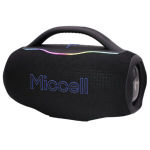 PARLANTE MICCELL PORTATIL BT USB RGB SP41 NEGRO (JTMICC126)