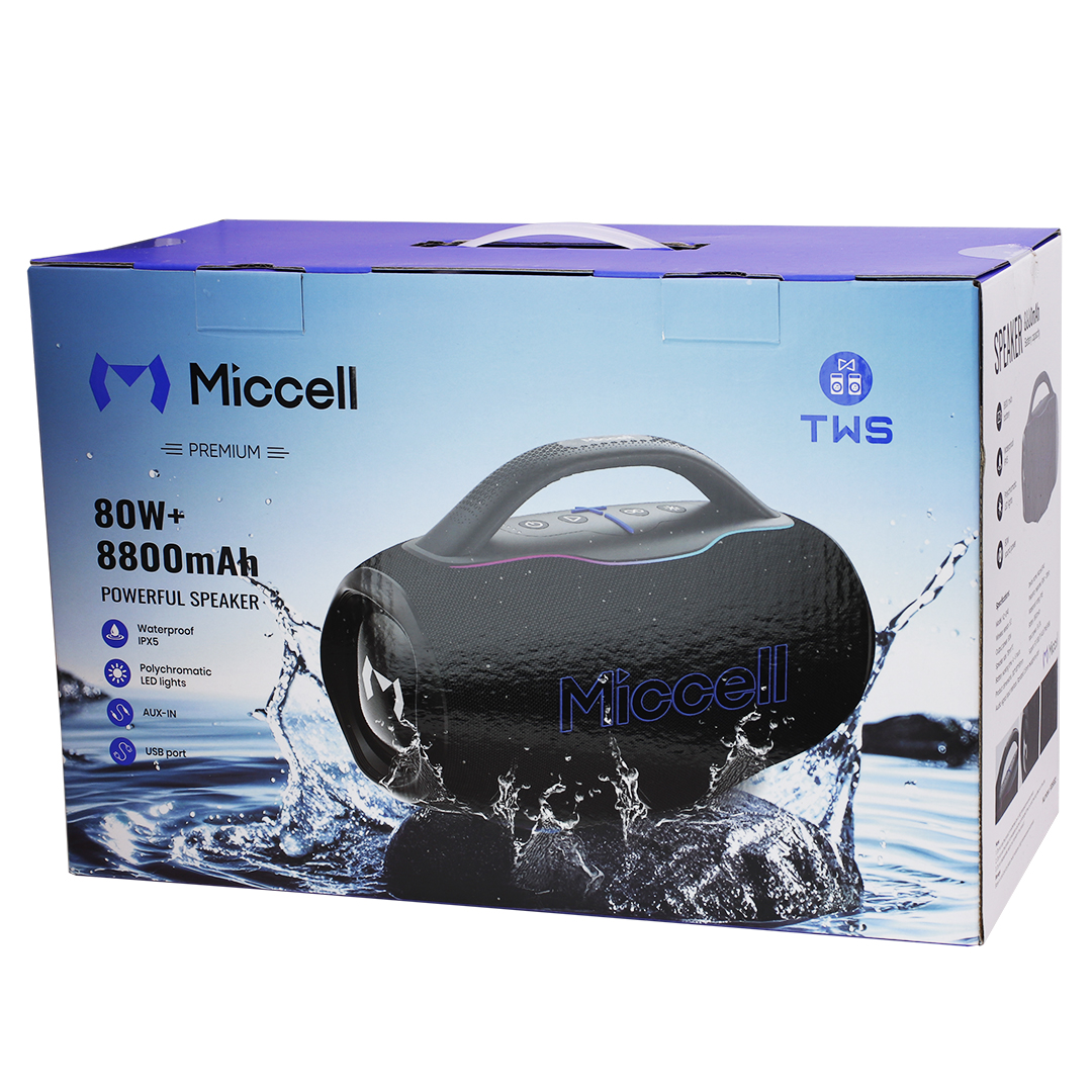 PARLANTE MICCELL PORTATIL BT USB RGB SP41 NEGRO (JTMICC126) - Image 4