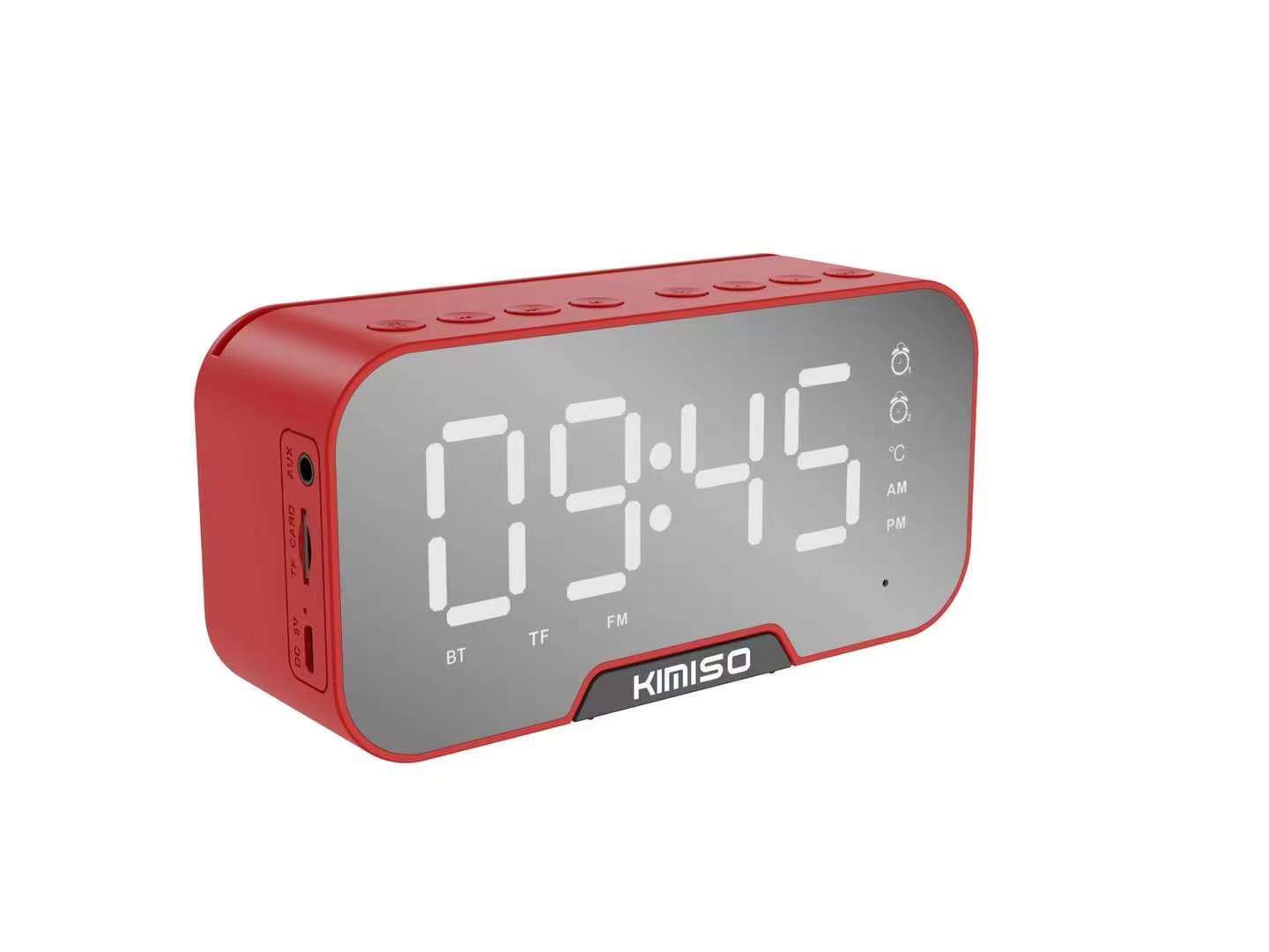DESPERTADOR PARLANTE KIMISO K10 USB/BT RECTANGULAR (JTPAR651) - Image 2