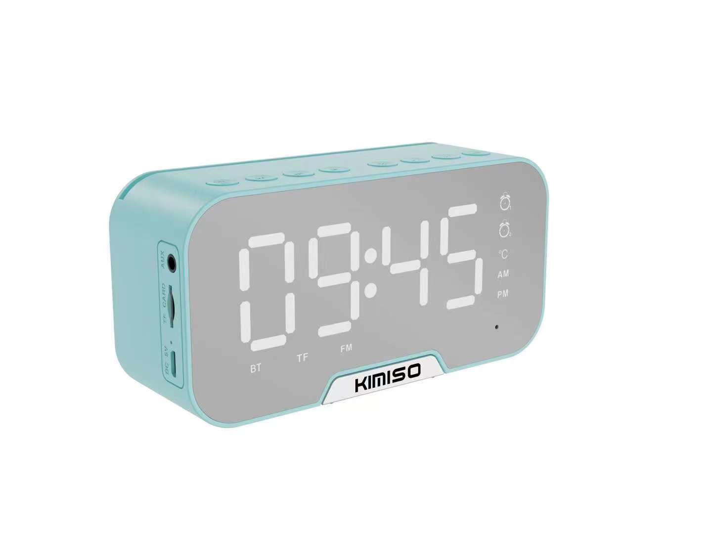 DESPERTADOR PARLANTE KIMISO K10 USB/BT RECTANGULAR (JTPAR651) - Image 4