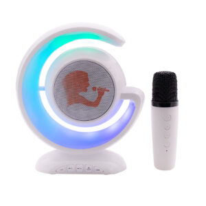 PARLANTE G RGB C/MICROFONO BLANCO (JTPAR990BLANCO)