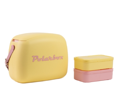 LUNCHERA TERMICA POLARBOX POP 6L AMARILLO ROSA (JTPOLARPOP20)