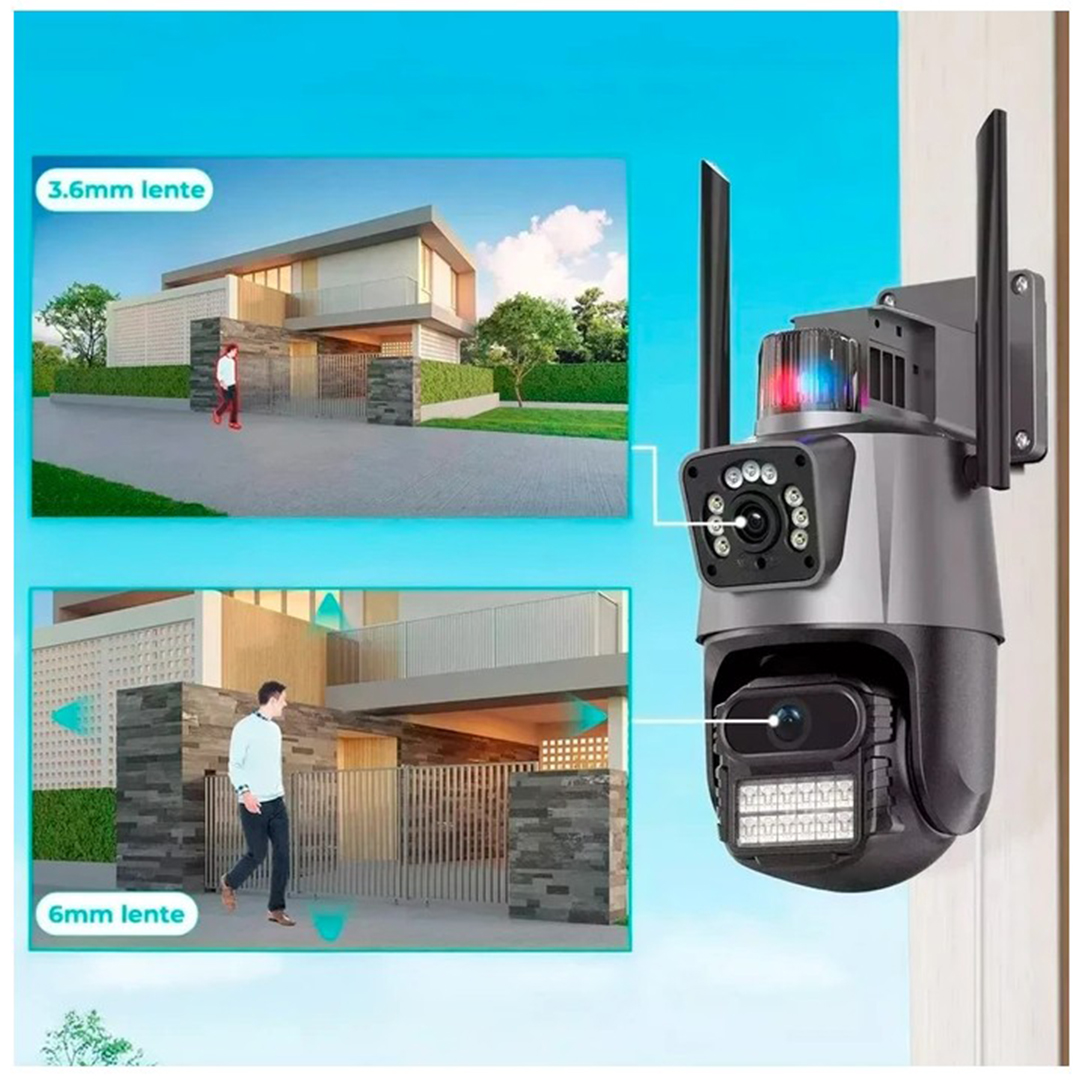 CAMARA DE SEGURIDAD IP SMART WIFI DOBLE LENTE (JTSEGU038) - Image 4