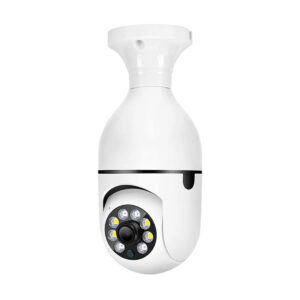 CAMARA DE SEGURIDAD LAMPARA FOCO WIFI E27 ROBOTICA 360° (JTSEGU041)