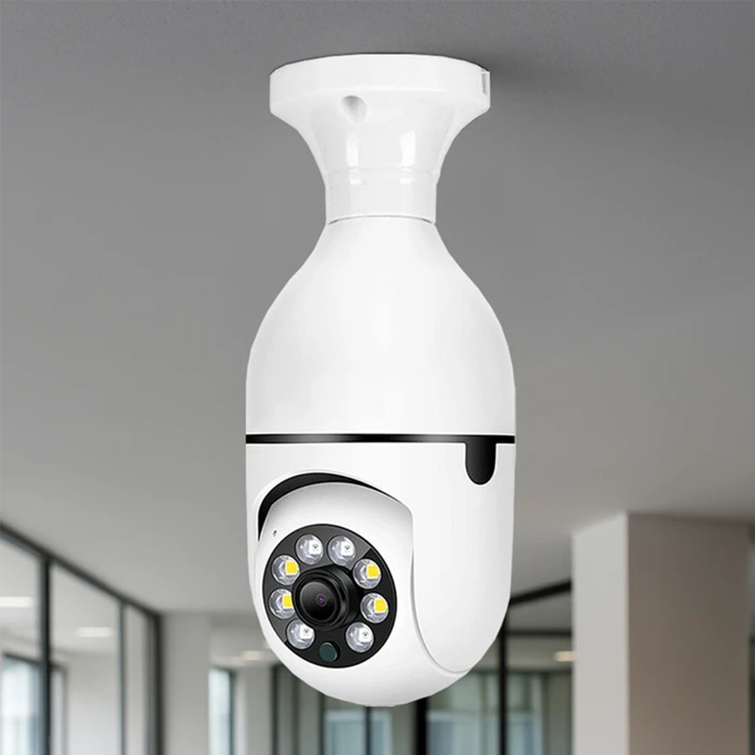 CAMARA DE SEGURIDAD LAMPARA FOCO WIFI E27 ROBOTICA 360° (JTSEGU041) - Image 4