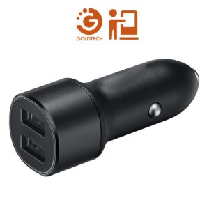 CARGADOR AUTO 2 USB 12V GOLDTECH NEGRO (JTSTAND006)