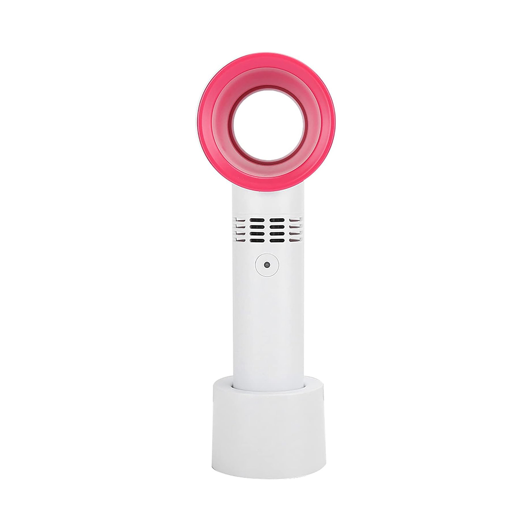VENTILADOR PORTATIL SIN ASPAS RECARGABLE 3 VELOCIDADES BLANCO (JTVENT036) - Image 3