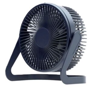 VENTILADOR DE ESCRITORIO USB CON INCLINACION REGULABLE 360° AZUL (JTVENT040AZU)