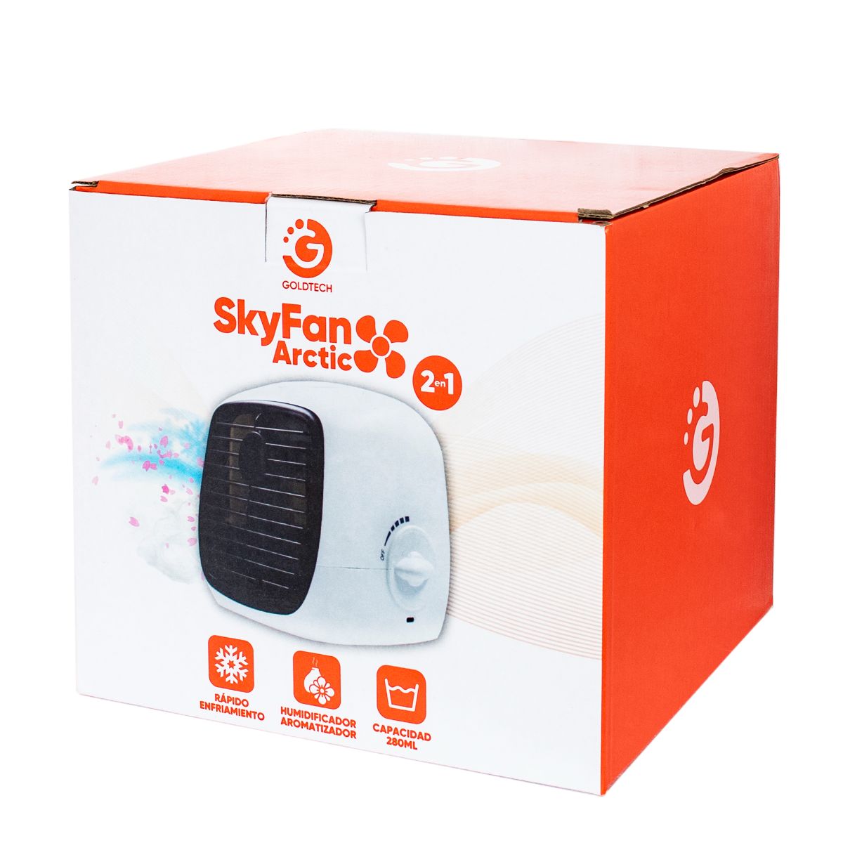 VENTILADOR CLIMATIZADOR DE AIRE PORTATIL GOLDTECH SKYFAN ARTIC (JTVENT130) - Image 3