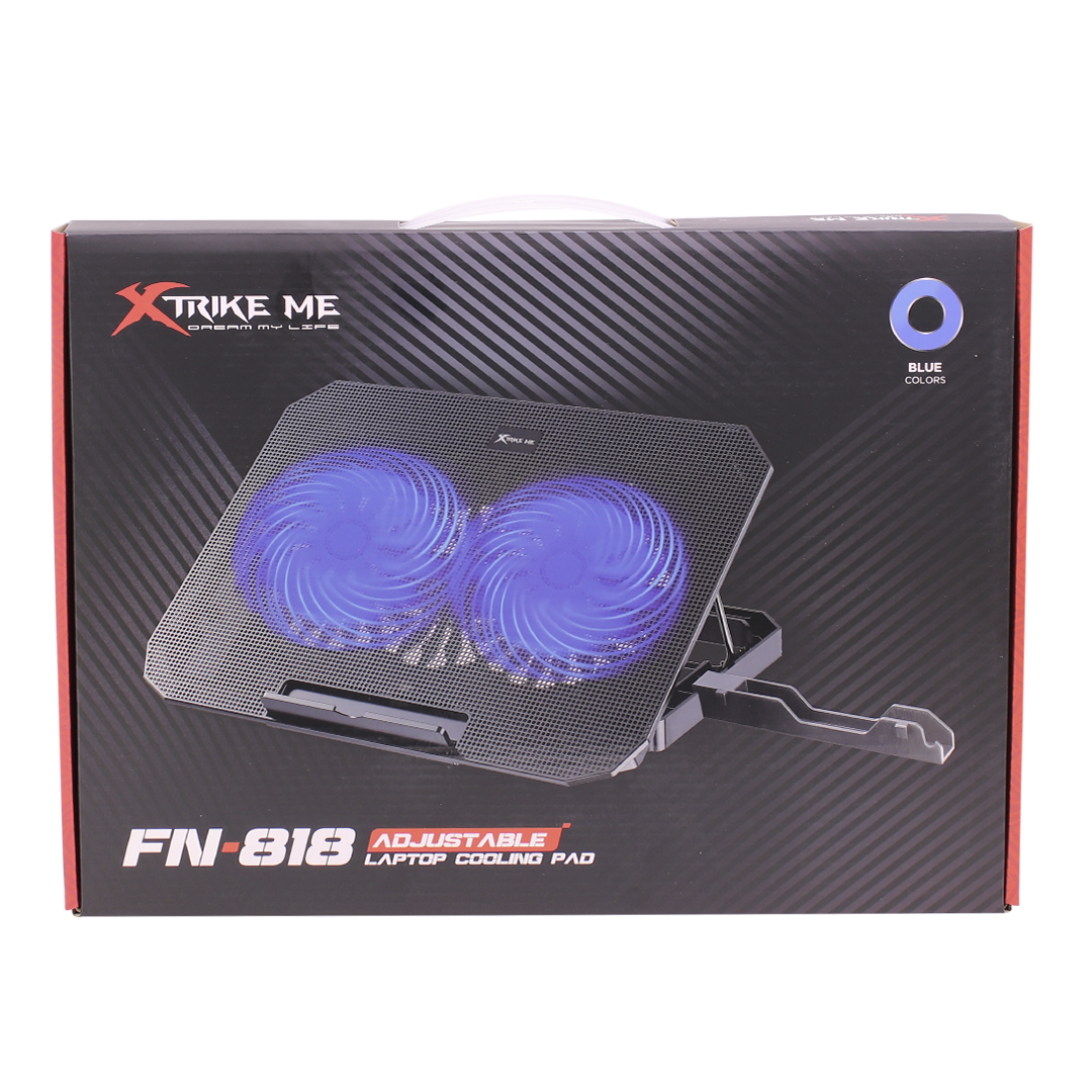 BANDEJA COOLER GAMER XTRIKE ME FN-818 2 FAN NEGRO (JTXTRIKE153) - Image 4