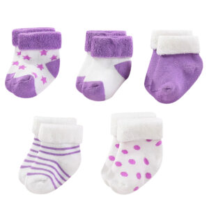 MEDIAS DE ALGODON X5 TIPO BOTIN SOFT TOUCH (JTBABYQA2027)