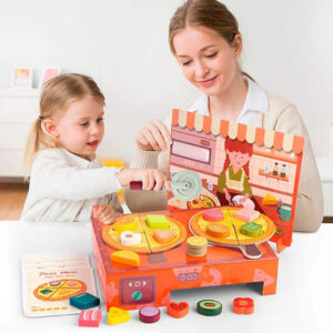 JUEGO PIZZERIA CON TOPPINGS HORNO DE MADERA (JTBABYQJ6005)