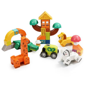 JUEGO DE BLOQUES JUNGLA CON ENCASTRE (JTBABYQJ6026)