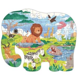 PUZZLE DE SELVA ANIMALITOS 150 PCS (JTBABYQJ6098)