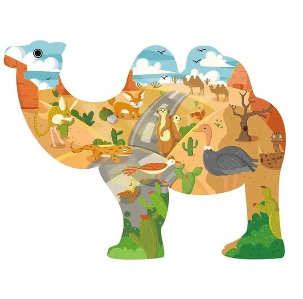 PUZZLE ANIMALES DEL DESIERTO 149 PCS (JTBABYQJ6099)