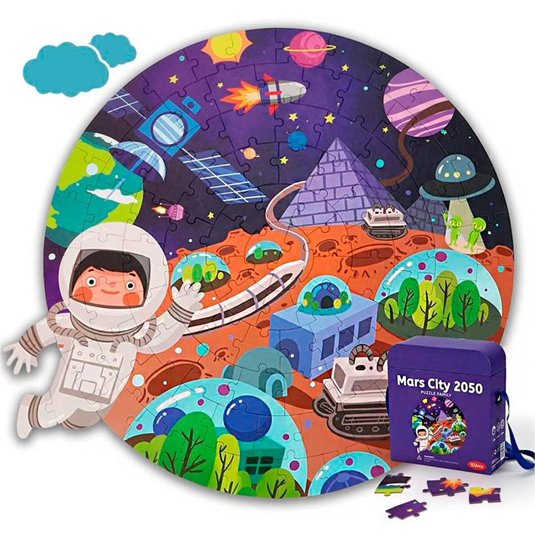 PUZZLE DE EXPLORACION ESPACIAL 102 PCS (JTBABYQJ6107)