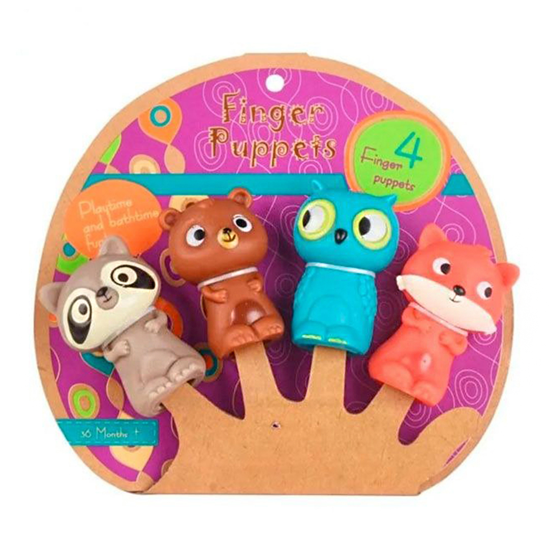 TITERES DE DEDO ANIMALITOS DE SILICONA (JTBABYQJ6110)