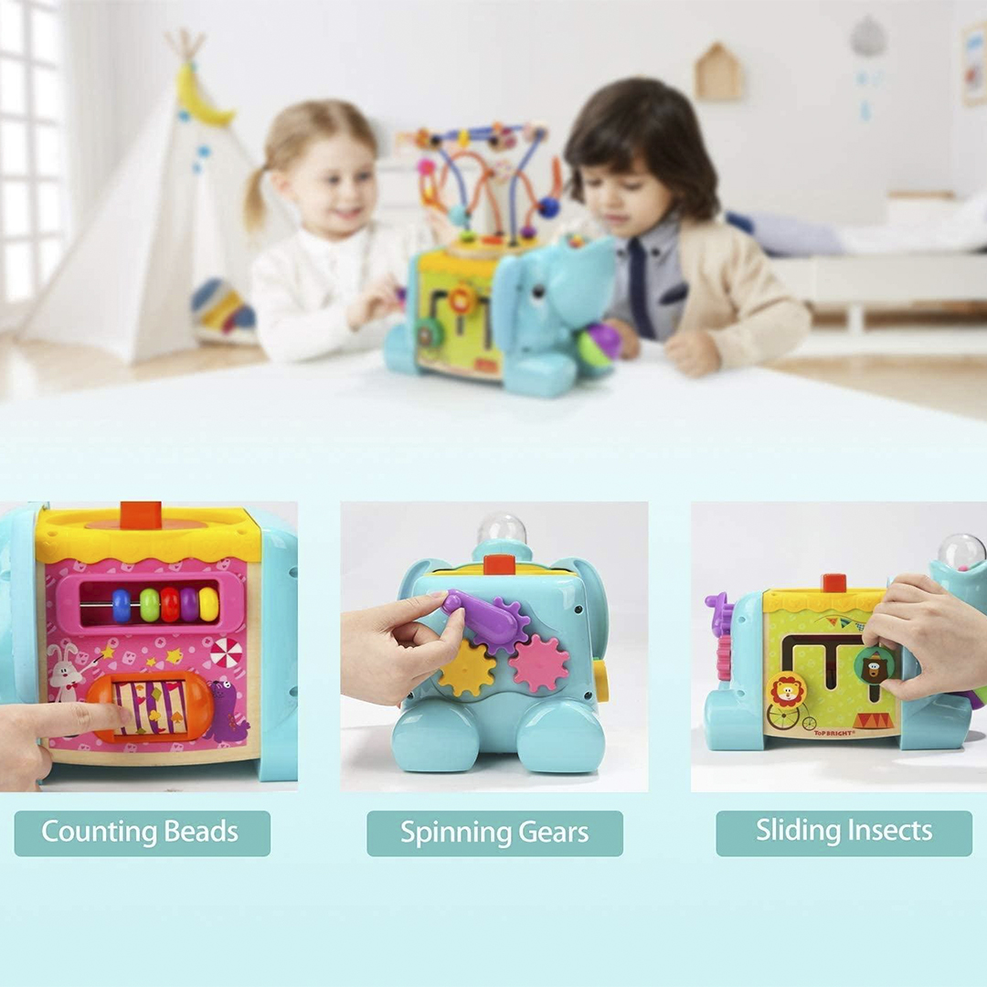 CUBO DE ACTIVIDADES 5 EN 1 ELEFANTE (JTBABYTB6008) - Image 3