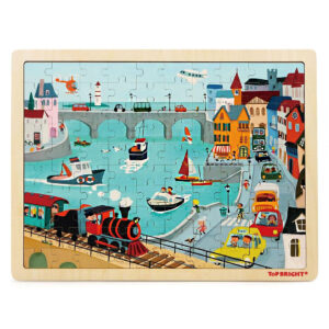 PUZZLE DE MADERA DE CIUDADES 100 PIEZAS (JTBABYTB6032)