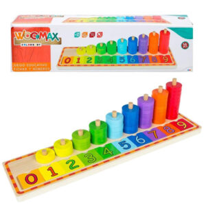 JUEGO TABLERO MATEMATICO CONTEO DE NUMEROS Y RECONOCIMIENTO (JTBABYTB6066)