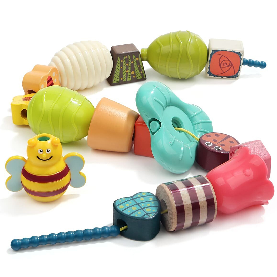 SPRING PARTY JUEGO DIDACTICO PARA ENHEBRAR (JTBABYTB6070)