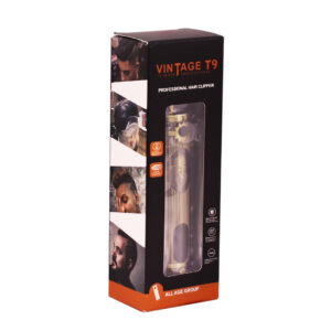 CORTA PELO AFEITADORA VINTAGE T9 DORADA DISEÑO 2 (JTELEC415-2)