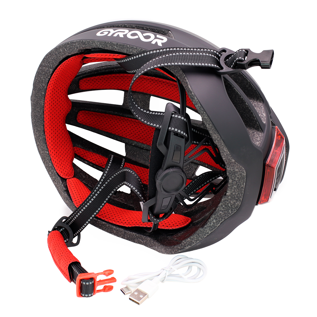 CASCO GYROOR TALLE M CON LUZ LED NEGRO (JTGYR018) - Image 4