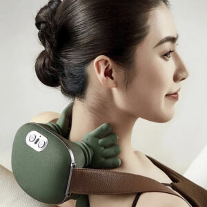 MASAJEADOR CERVICAL MANOS RECARGABLE VERDE (JTHOG1106)