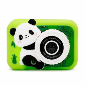 CAMARA DE FOTOS DIGITAL INFANTIL RECARGABLE OSO PANDA VERDE (JTJUG1016)