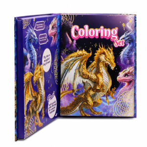 SET DE ARTE PARA COLOREAR DRAGON KIT INFALTIL CON MARCADORES (JTJUG1019DRA)