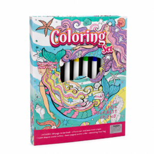 SET DE ARTE PARA COLOREAR SIRENA KIT INFALTIL CON MARCADORES (JTJUG1019SIR)