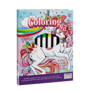 SET DE ARTE PARA COLOREAR UNICORNIO KIT INFALTIL CON MARCADORES (JTJUG1019UNI)