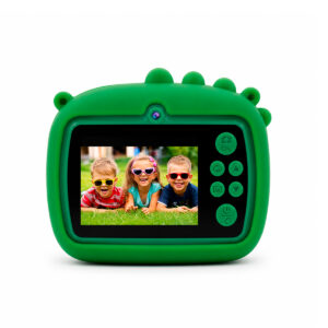 CAMARA DE FOTOS DUAL INSTANTANEA INFANTIL DISEÑO DINOSAURIO (JTJUG1024DIV)