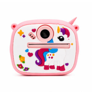 CAMARA DE FOTOS DUAL INSTANTANEA INFANTIL DISEÑO UNICORNIO (JTJUG1024UNI)