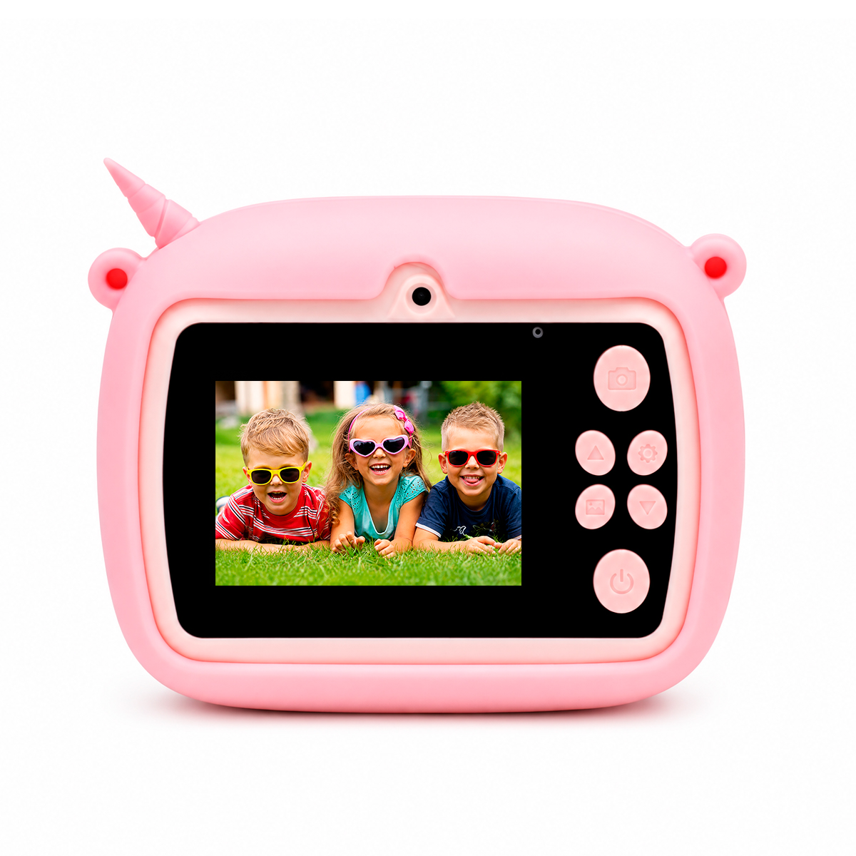 CAMARA DE FOTOS DUAL INSTANTANEA INFANTIL DISEÑO UNICORNIO (JTJUG1024UNI) - Image 3