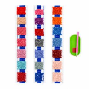 KIT DE PINTURA DE DIAMENTE 5D MOSAICO 30X30CM DISEÑO OSITO KAWAII (JTJUG1027-3)