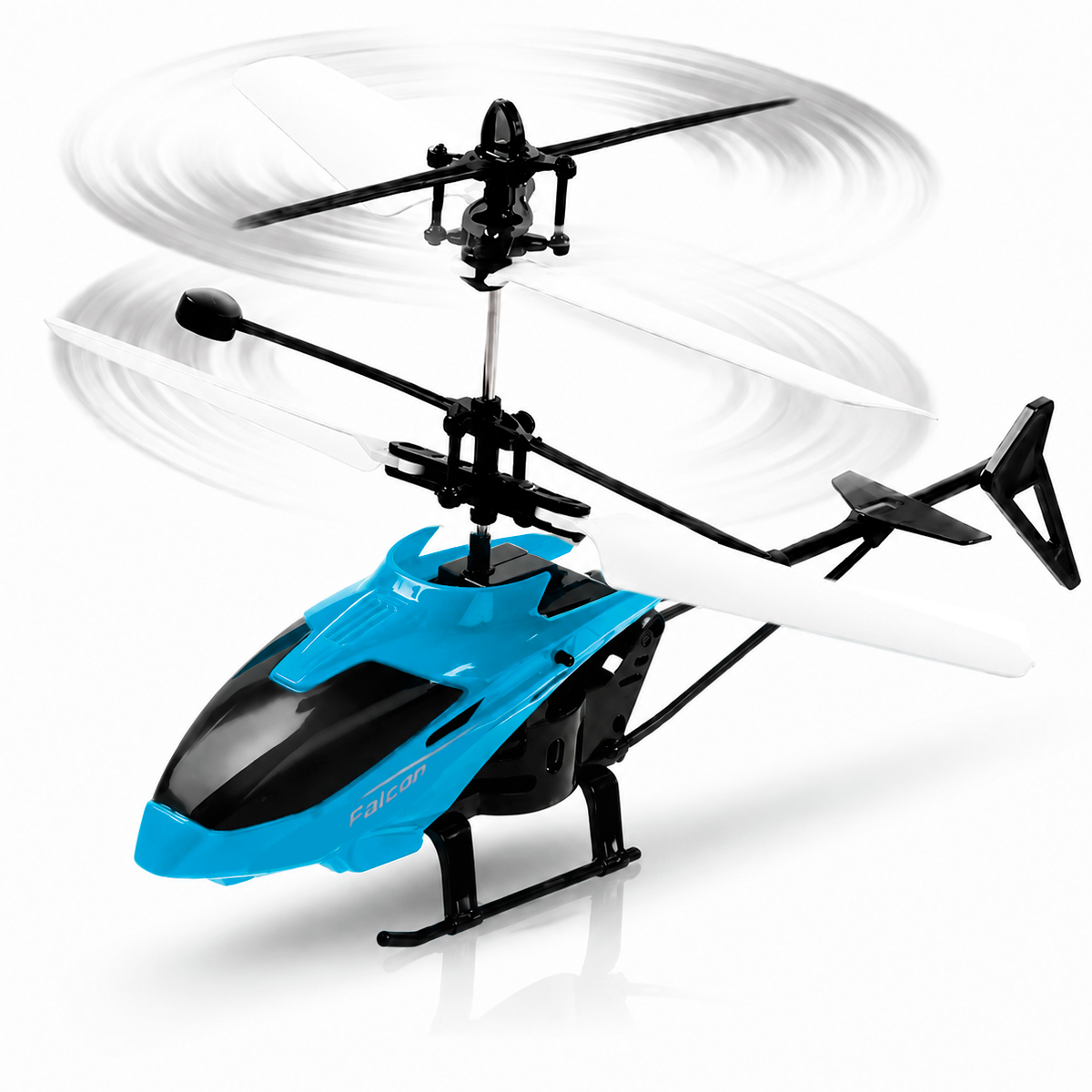 HELICOPTERO A CONTROL REMOTO LUZ LED RECARGABLE AZU (JTJUG1033AZU)