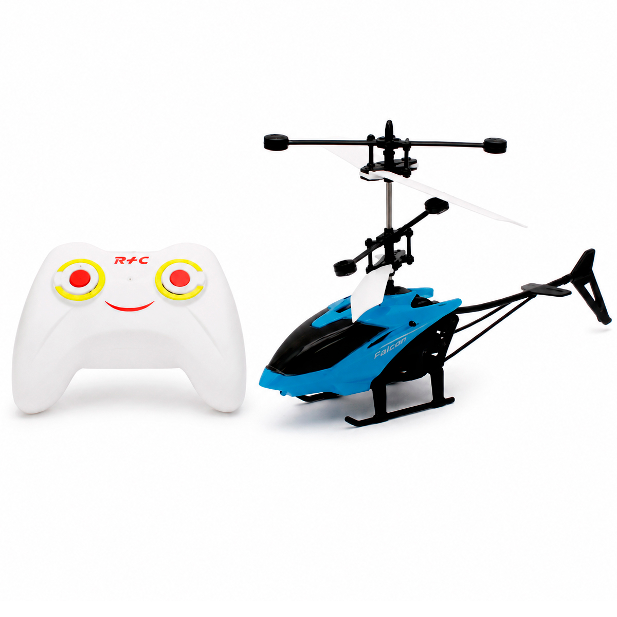 HELICOPTERO A CONTROL REMOTO LUZ LED RECARGABLE AZU (JTJUG1033AZU) - Image 3
