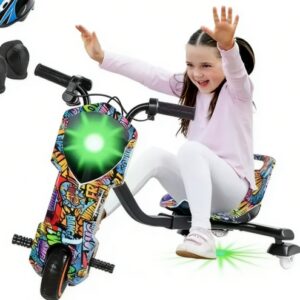 TRICICLO ELECTRICO PARA NIÑOS BLUETOOTH CON LUZ DISEÑO 2 (JTJUG1036-2)