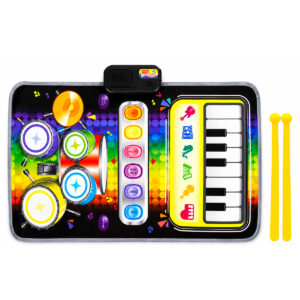 MANTA DE PIANO PARA BEBE 2 EN 1 MUSICAL NEGRO (JTJUG1037NEG)