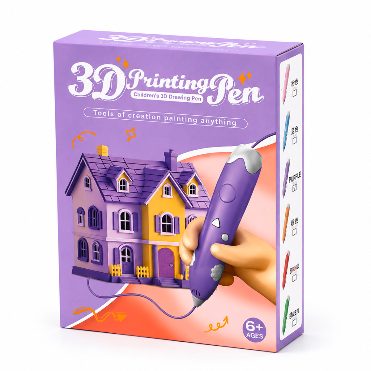 LAPICERA 3D DE DIBUJO IMPRESION INFANTIL CON FILAMENTO ROSADO (JTJUG1039ROS) - Image 4