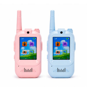 WALKIE TALKIE INFANTIL X2 CON VIDEOLLAMADA ROSA AZUL (JTJUG1045)